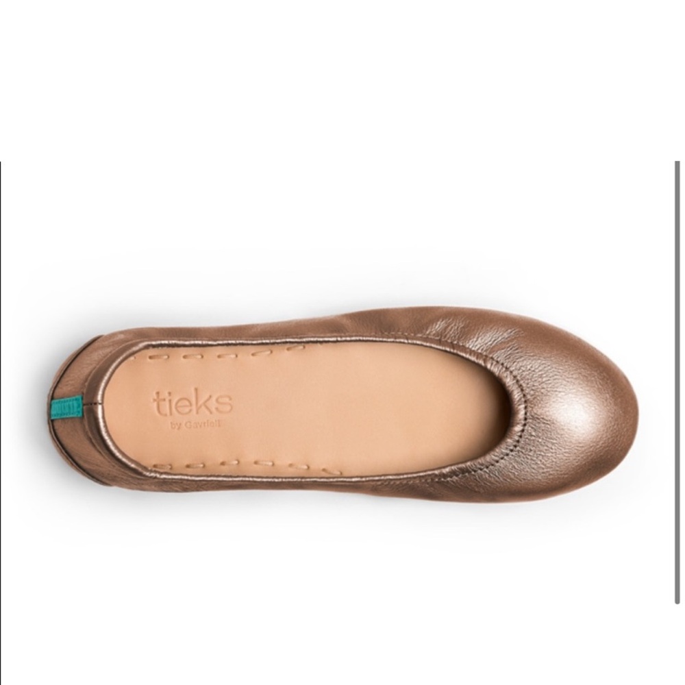 Tieks Bronze metállic Ballet Flats